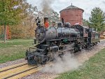 R&GN 1916 takes on water between Pumpkin Train runs